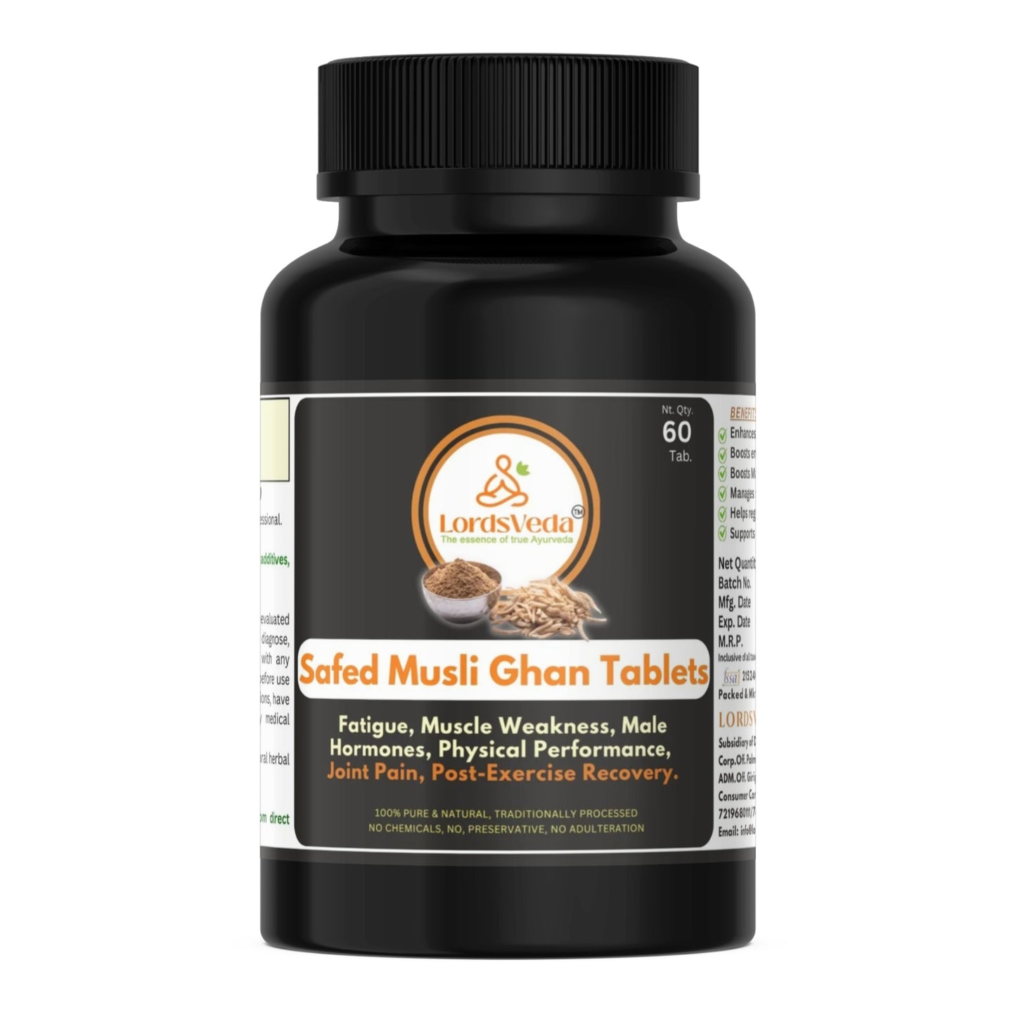 Lords Safed Musli Ghan Tablets -60CAP