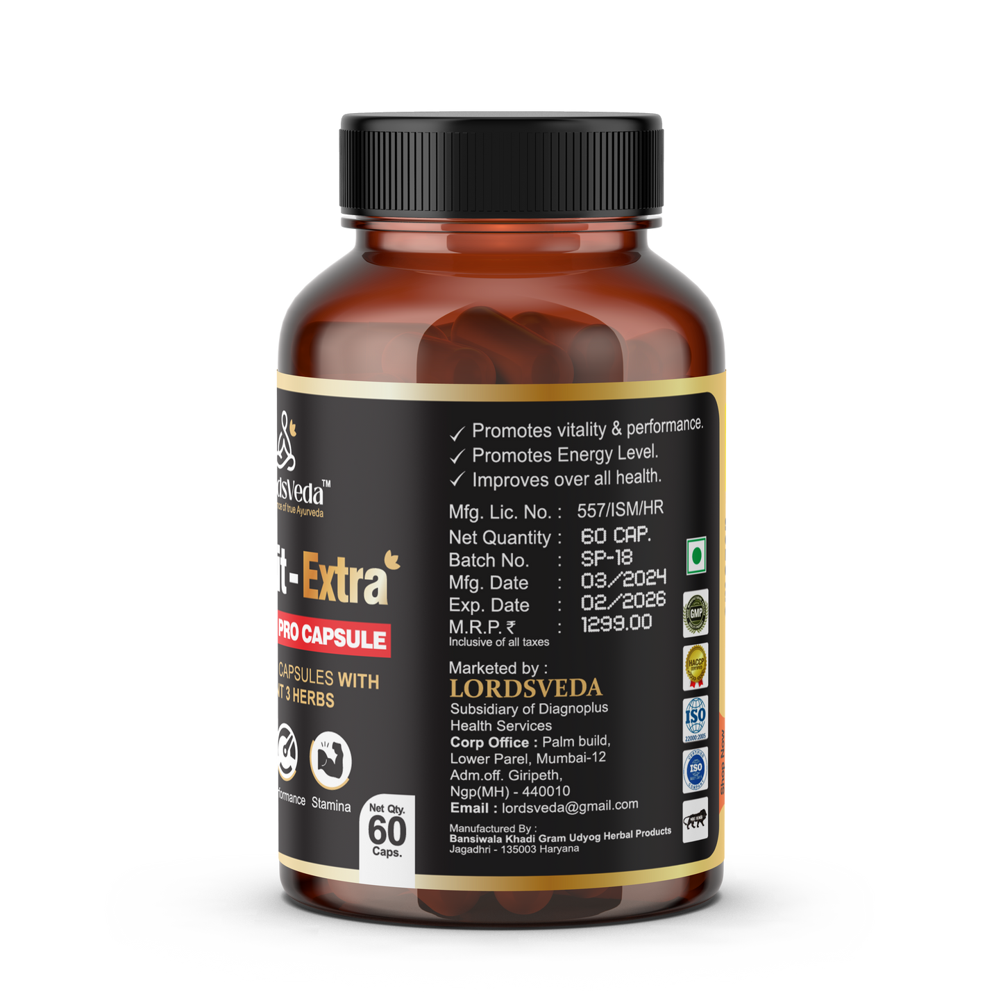 Lordsveda Shilajit Pro-Extra Capsule